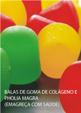 BALAS DE GOMA DE COLGENO E PHOLIA MAGRA (EMAGREA COM SADE)